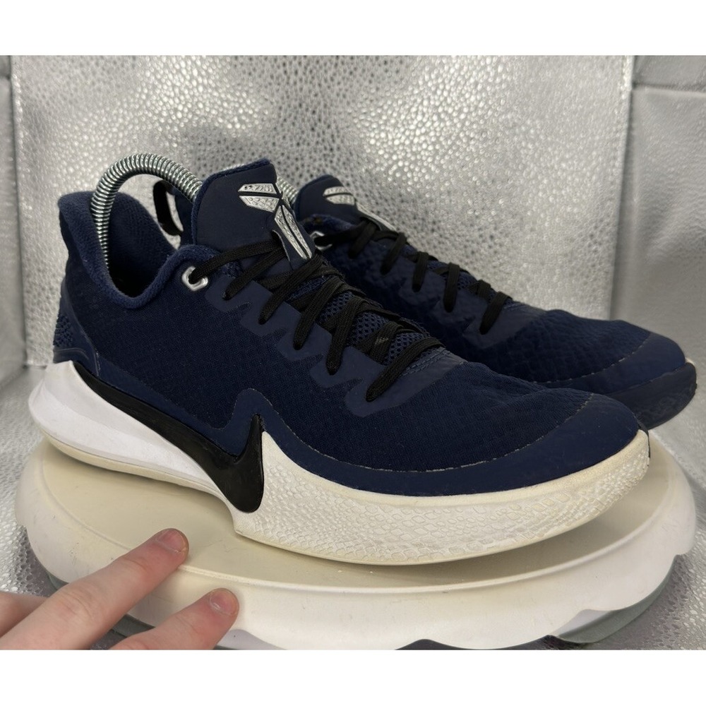Vintage 2010s Nike Mamba Focus TB Midnight Navy Basketball Shoes Size 6